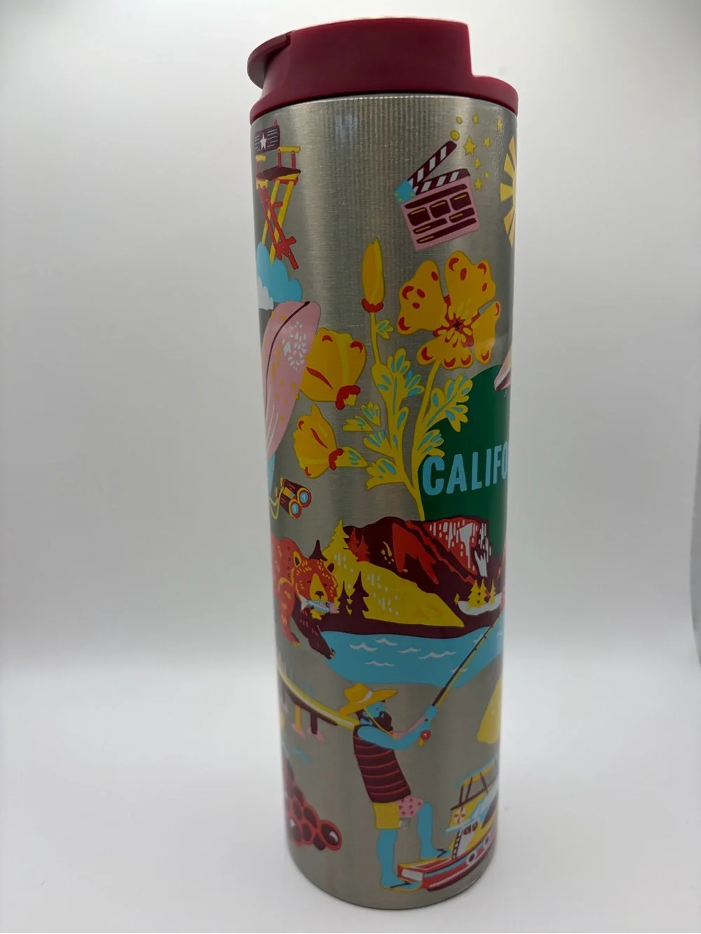 Starbucks Discovery Series Stainless Steel 16oz Tumbler Travel Mug - California
